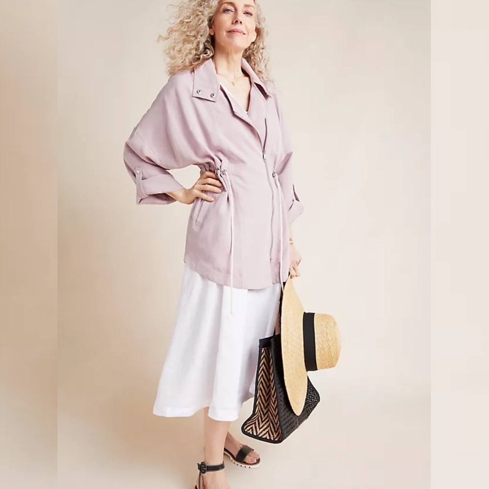 Anthropologie Danuta Cupro Jacket